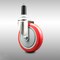 Service Caster 5 Inch 316SS Red Polyurethane Wheel Swivel 1-3/8 Inch Expanding Stem Caster SCC-SS316EX20S514-PPUB-RED-138 - alternate 1